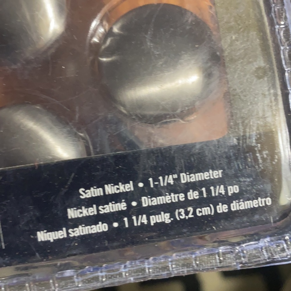 NWT amerock satin nickel knobs - Picture 3 of 5
